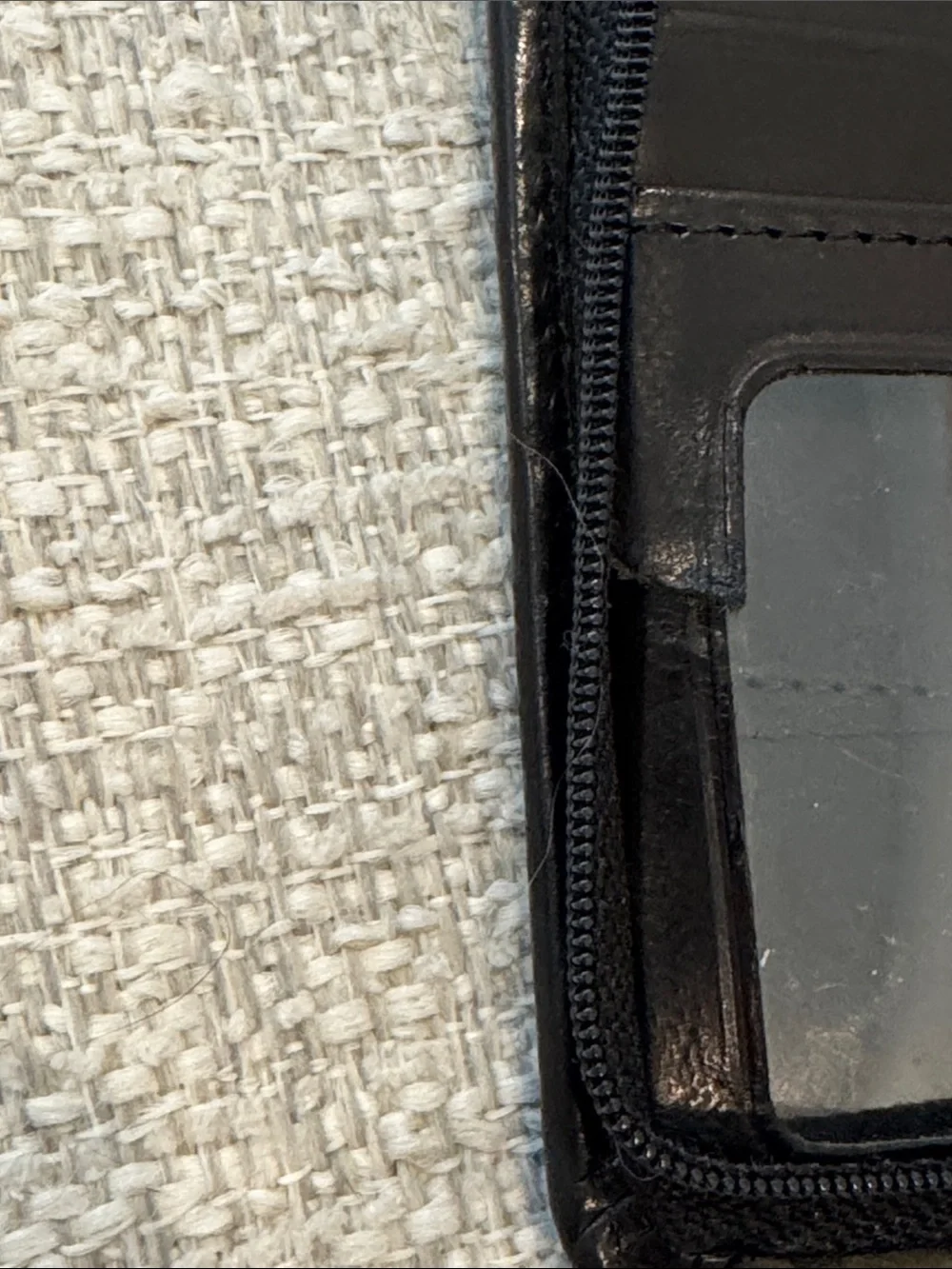 COACH Vintage 90’s Black Leather Men's Travel passport Wallet